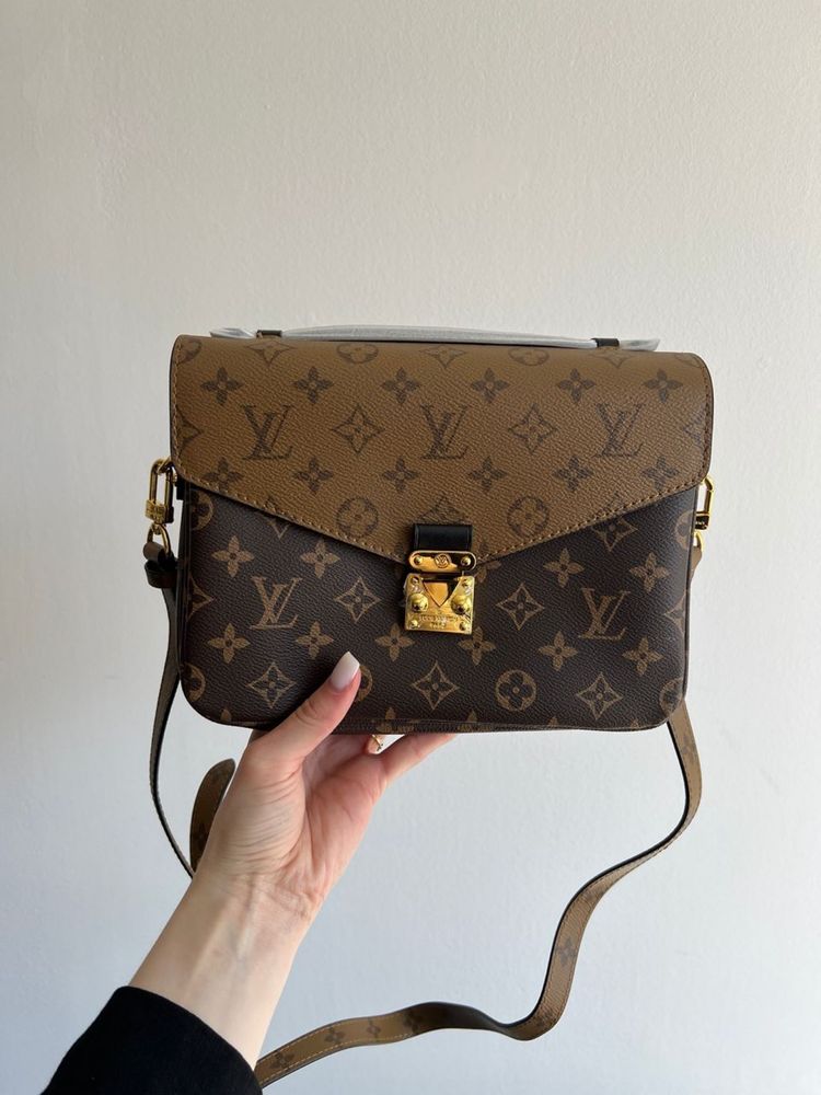 Сумочка в стиле LV Louis Vuitton Pochette Monogram Луи Виттон премиум