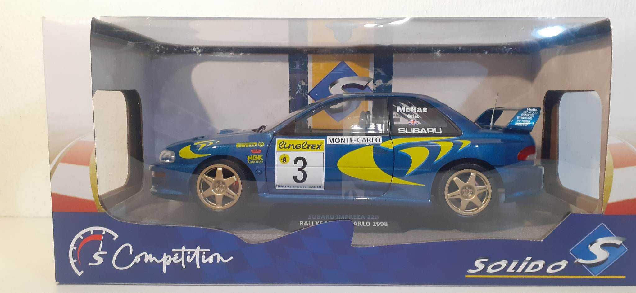 1/18 Subaru Impreza Colin McRae - Monte Carlo 1998 - Solido Racing