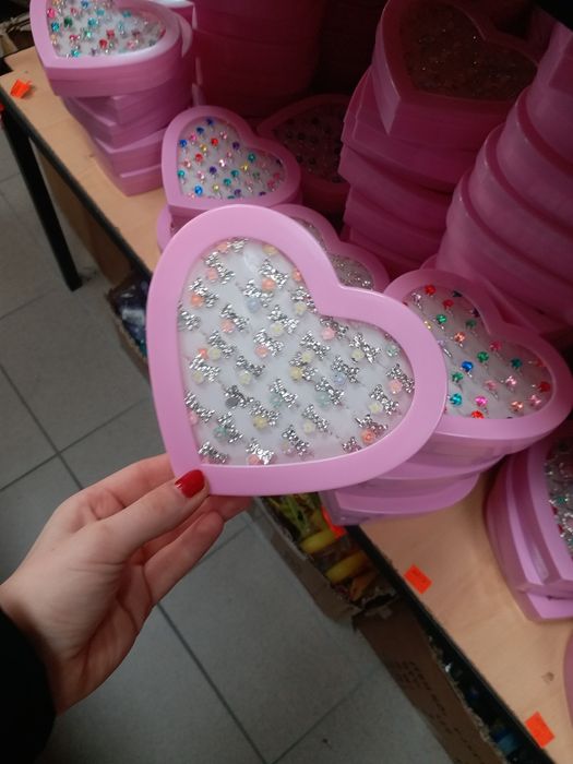Zestaw pierścionki dla dziewczynki