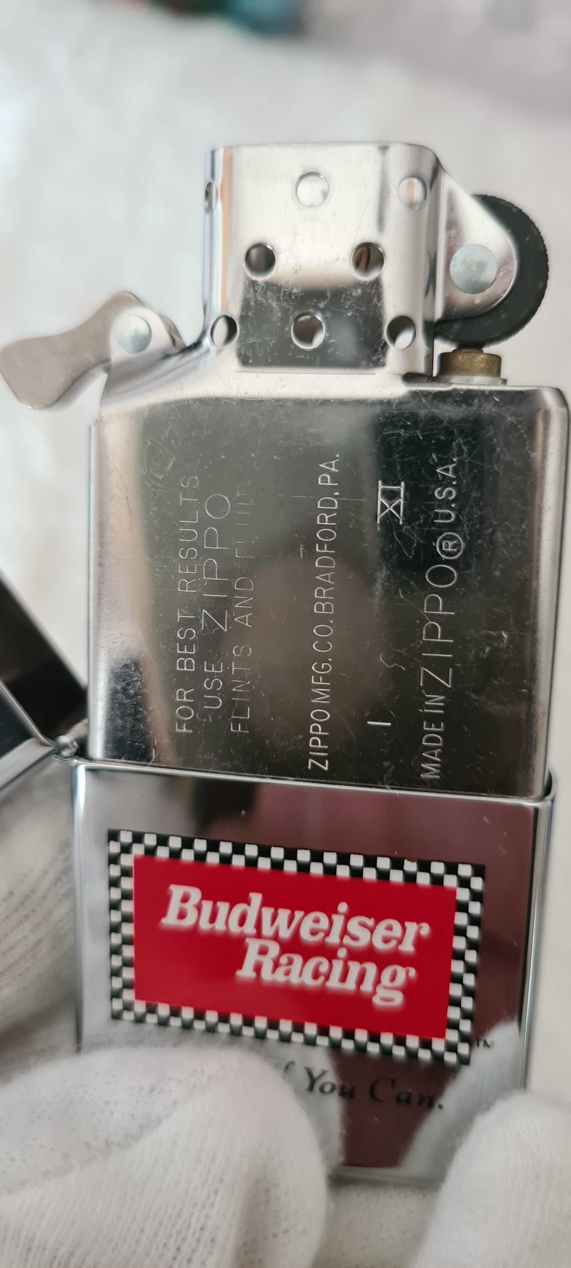 Zapalniczka Zippo Budweiser Racing 1995r