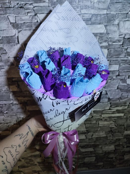 Букети із цукерок!Солодкі букети!Сладкие букеты!Солодкий подарунок!