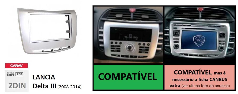 (NOVO) Rádio 2DIN • LANCIA Musa • Delta • Android [4+32GB] GPS
