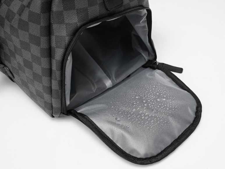 Чоловіча мужская стильная брендоваямодная сумка з відділом для взуття