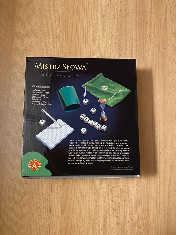 Gra logiczna mistrz słowa, scrabble