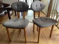 2 dziwne krzesła ze Szwajcarii - drewno bukowe