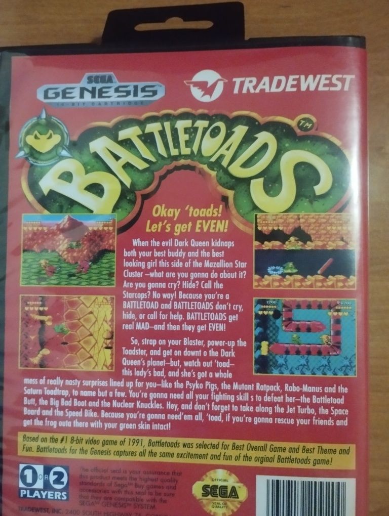 Картриджі Вattletoads