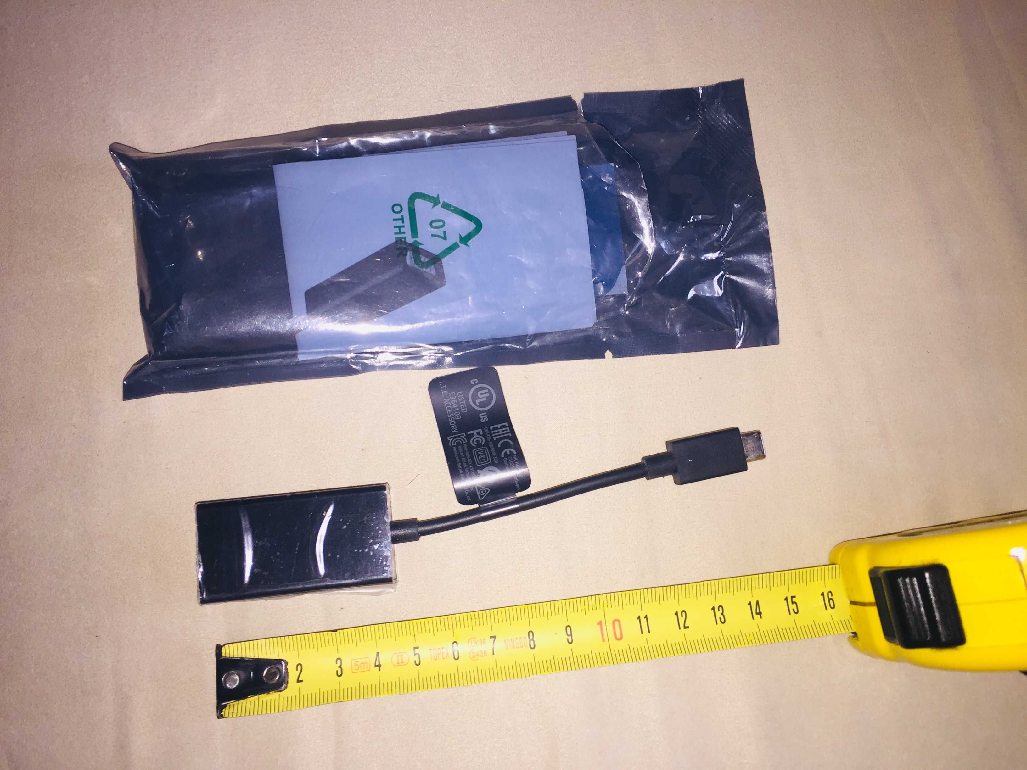 Adapter przelotka przejściówka HP USB-C VGA