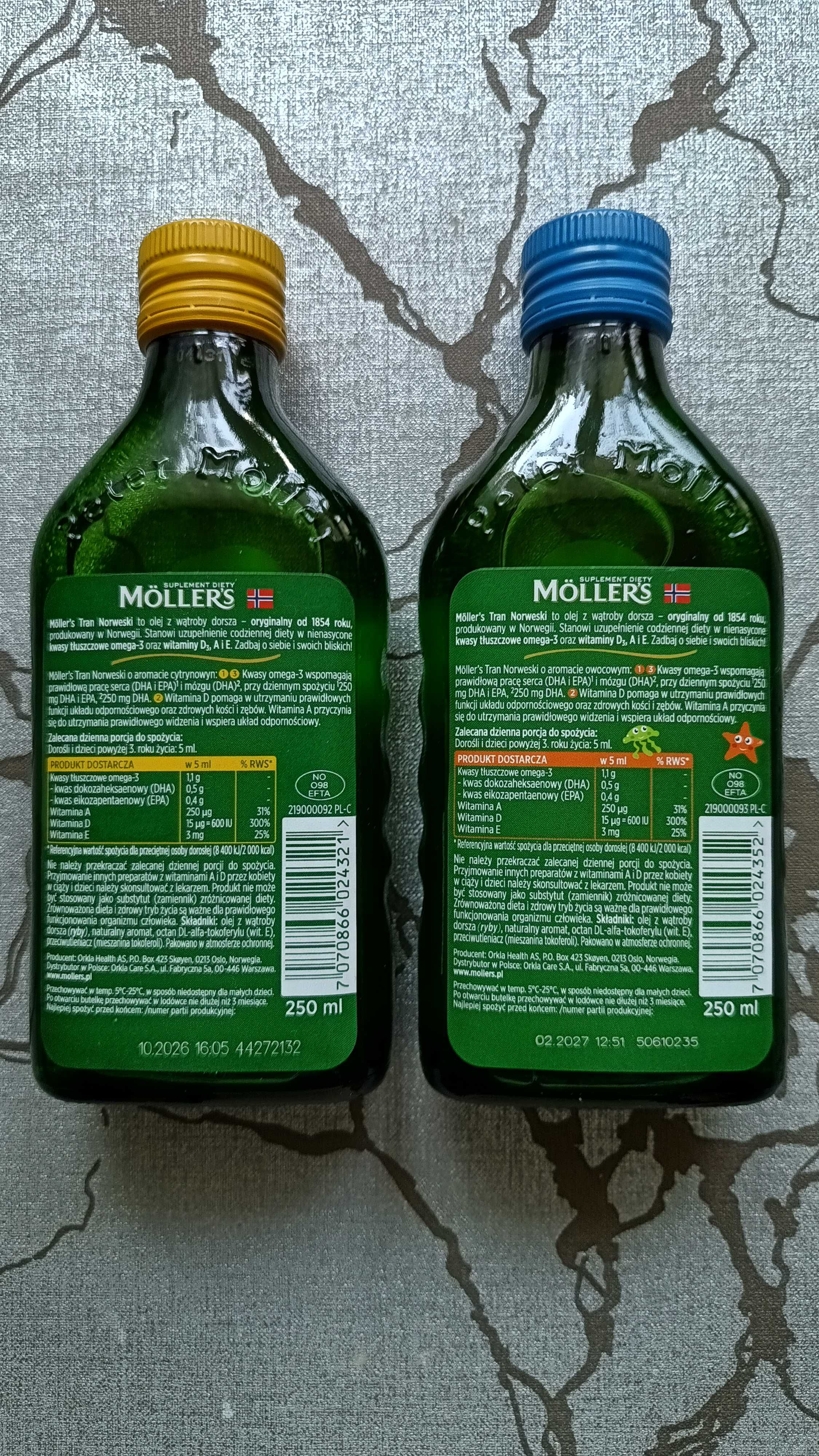 Tran Mollers 250 ml. suplement diety.