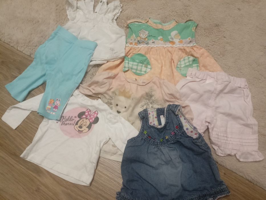 Ubrania dla dziewczynki 56-68 paka paczka ubrań