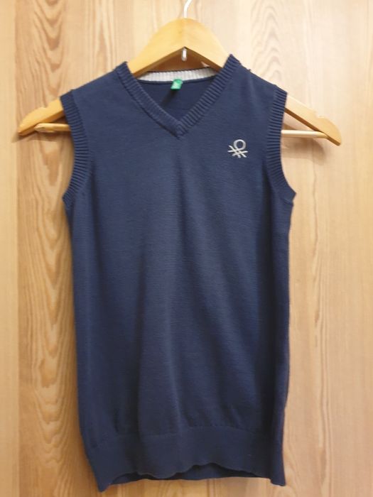 Bezrękawnik kamizelka Benetton 8 lat S