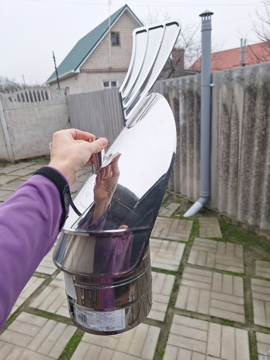 Флюгель с нержавіючої сталі 180мм