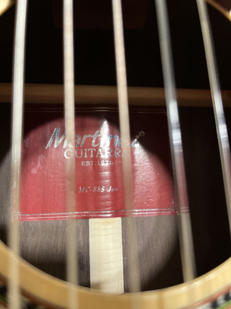 Gitara MARTINEZ MC-88 S Jun/580 3/4 z pokrowcem