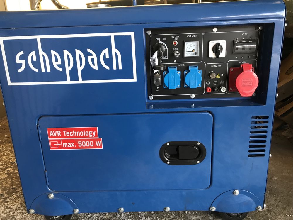 дизельный генератор Scheppach Germany