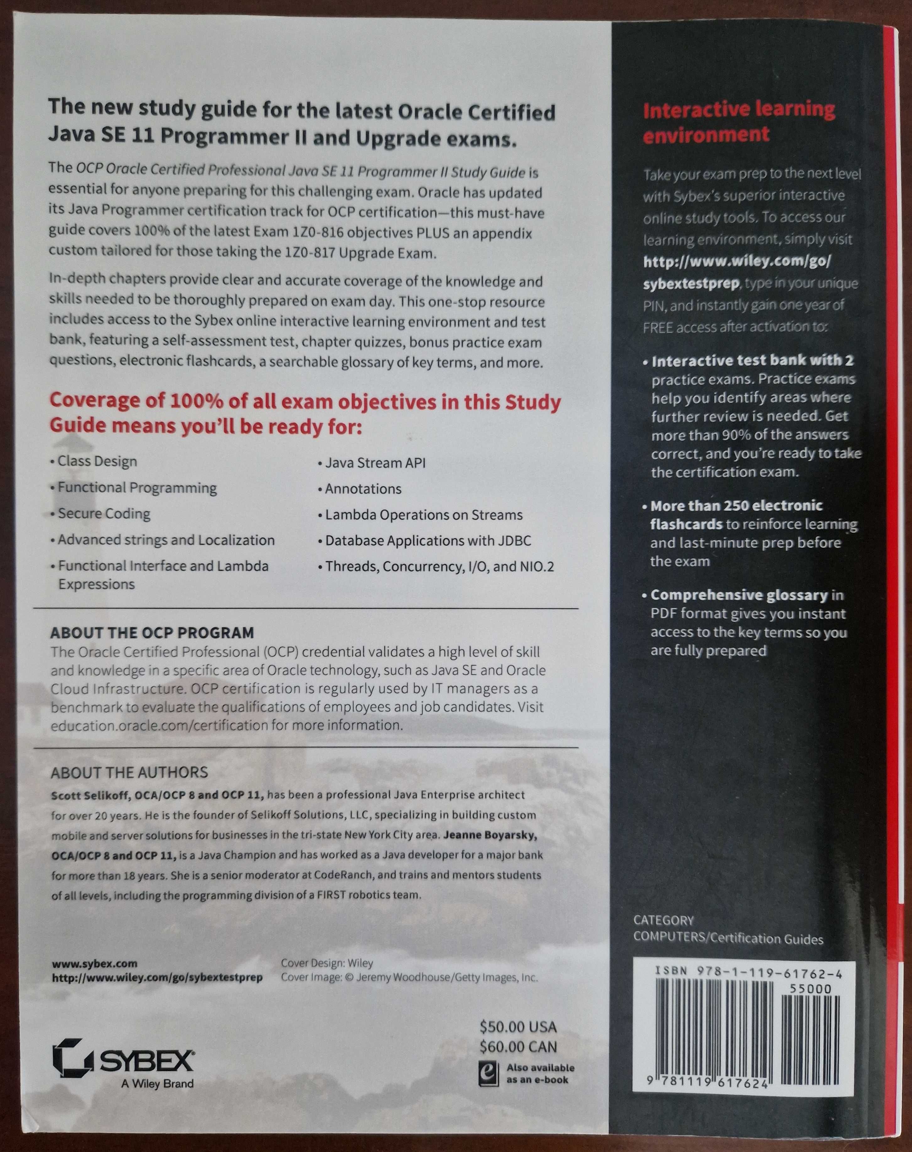 OCP Oracle Certified Professional Java SE 11 Programmer II Study Guide