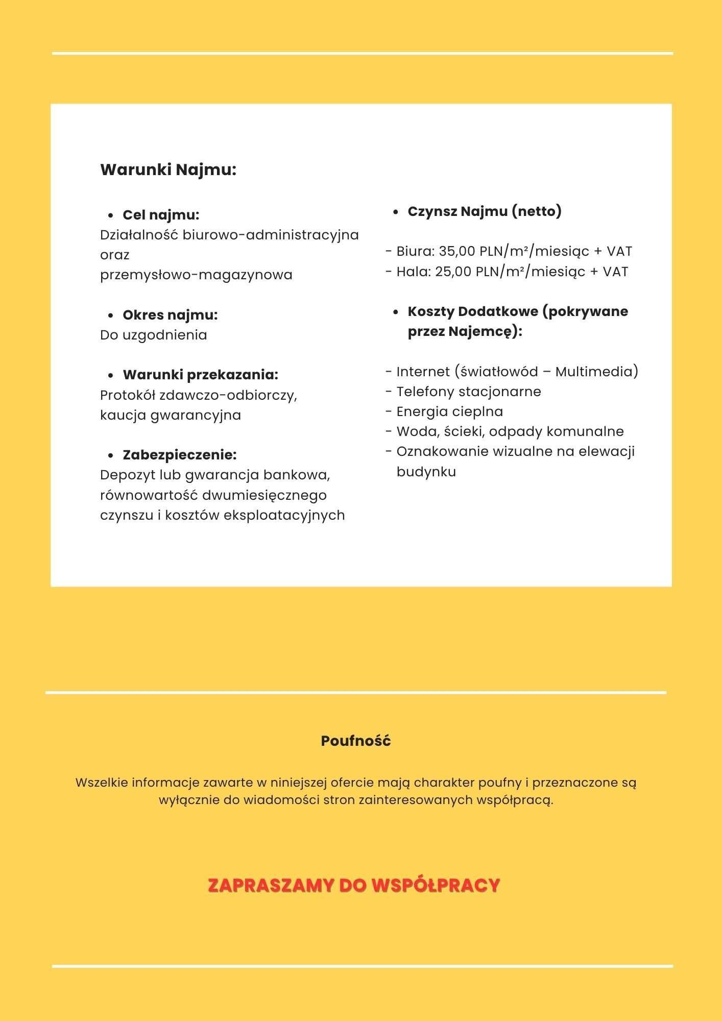 Hala przemysłowo-magazynowa z rampą o powierzchni 784,1 m² + biura