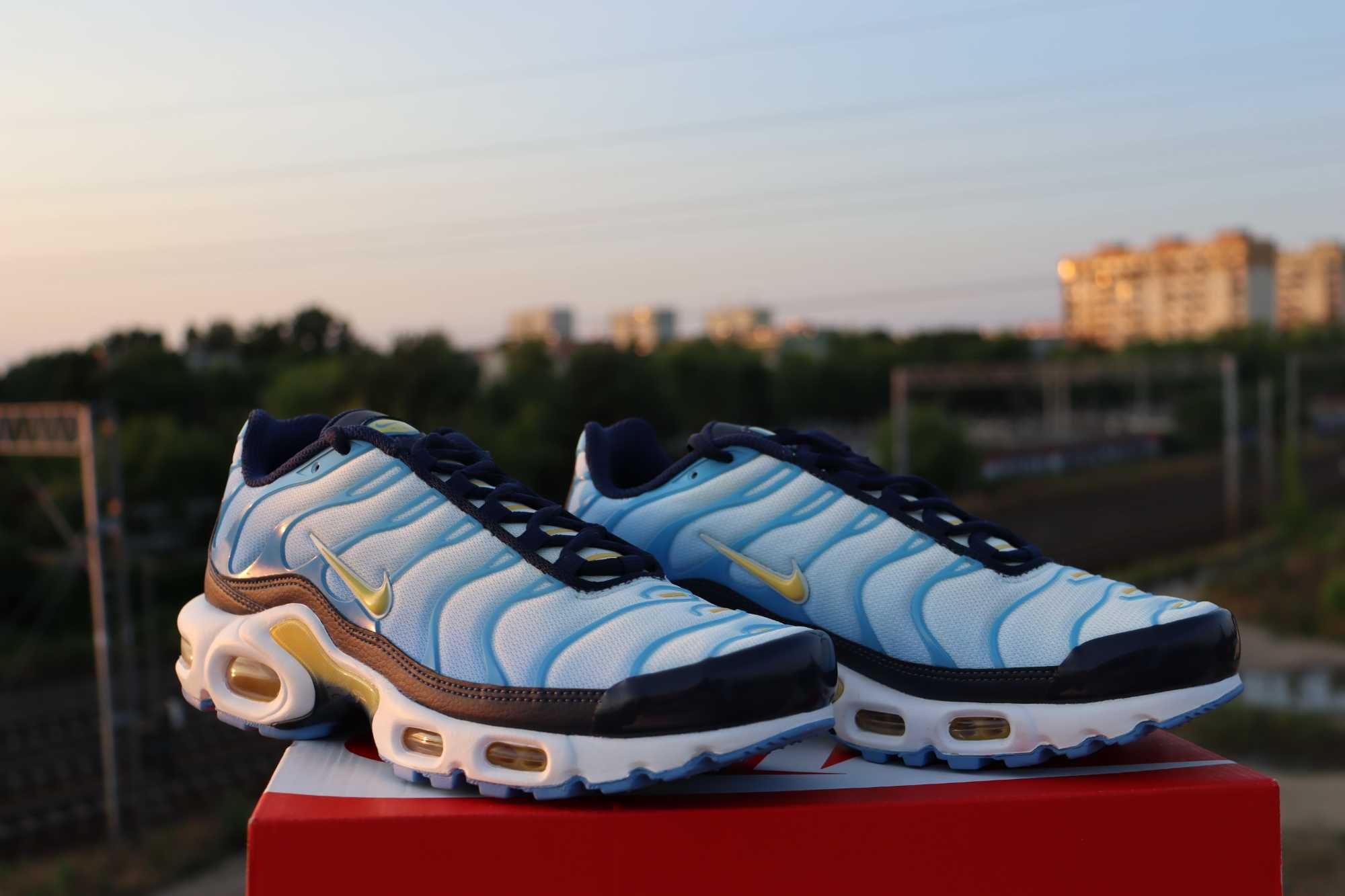 Nike Air Max Plus University Blue Topaz Gold 37.5 *NOWE*