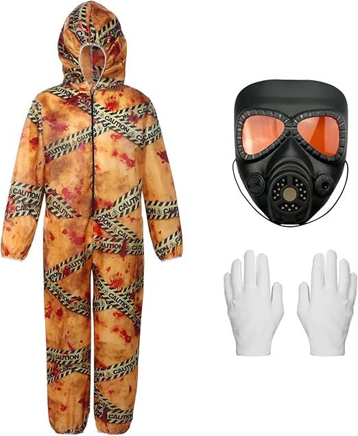 Strój Biohazard  post apo apokalisa  dla dzieci Rozmiar L 11-13 Lat