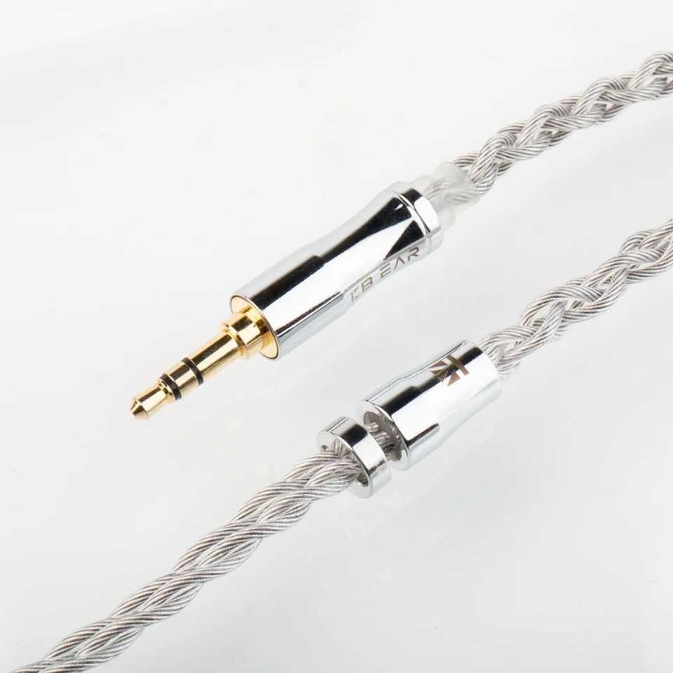 KBEar Chord 4 Rdzenie 6N Grafen 3.5mm Pin0.78 Etui KBEar Gratis!!!