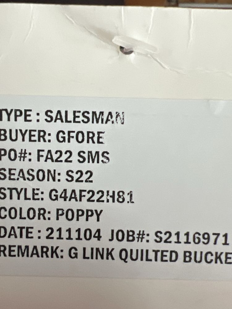 Sprzedam nowy (metka) kapelusz typu bucket firmy G/FORE