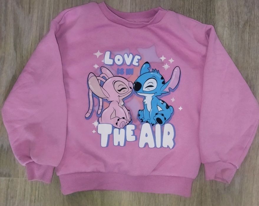 Теплый свитер Стич на девочку 4-5 лет