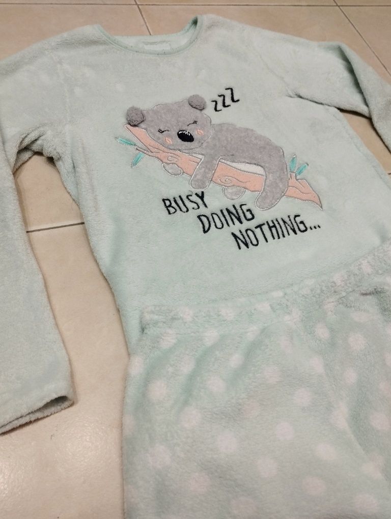 Pijama Verde Água Primark