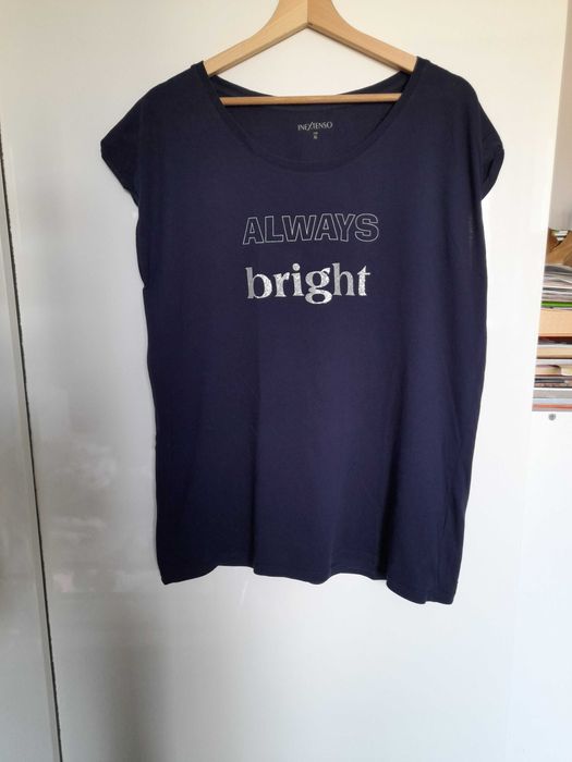 granatowy T-shirt inextenso rozmiar XL