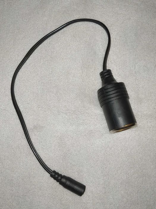 Кабель живлення перехідник з 5.5*2.1 mini jack на роз'єм прикурювача