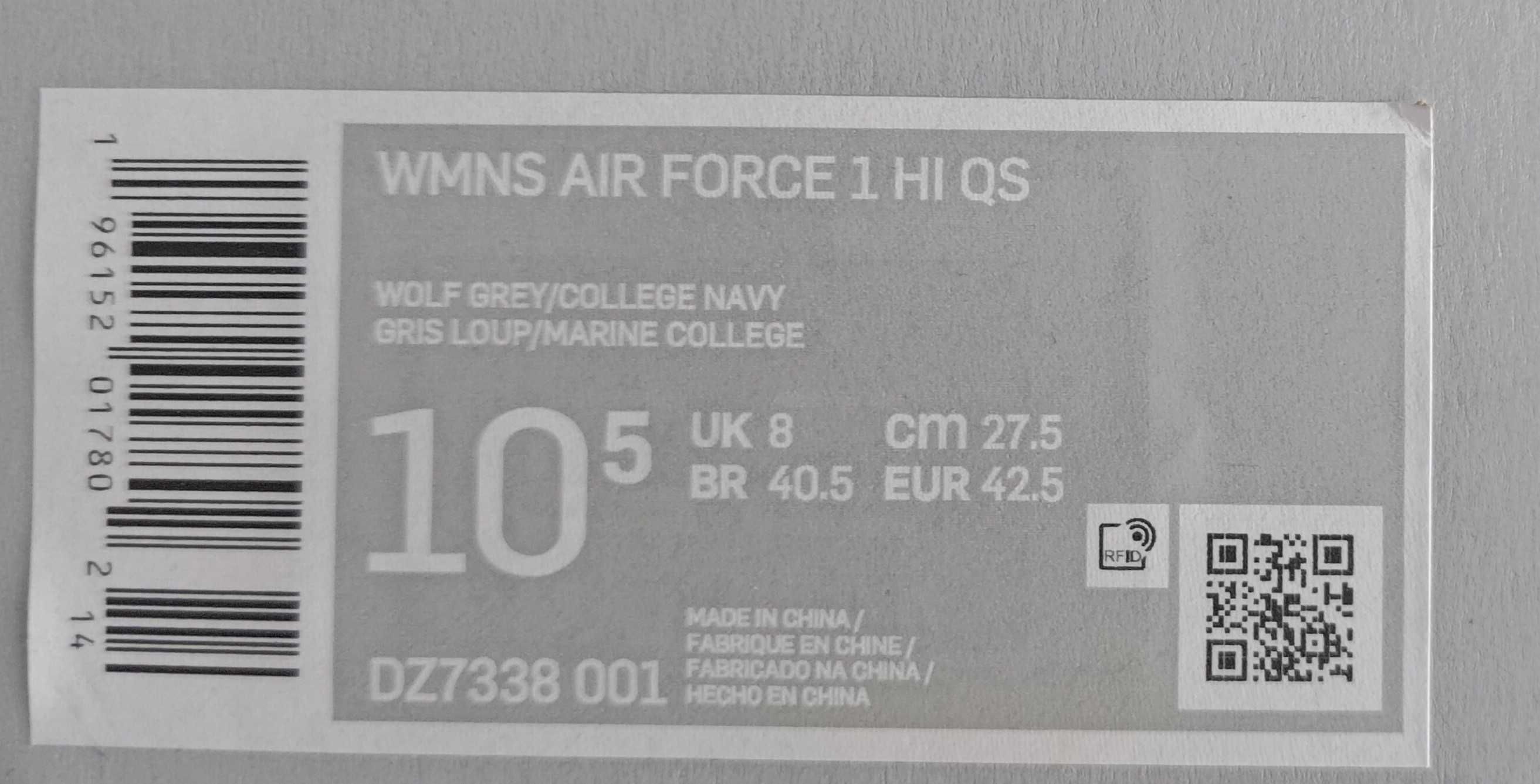 Buty Nike Air Force 1 HI QS