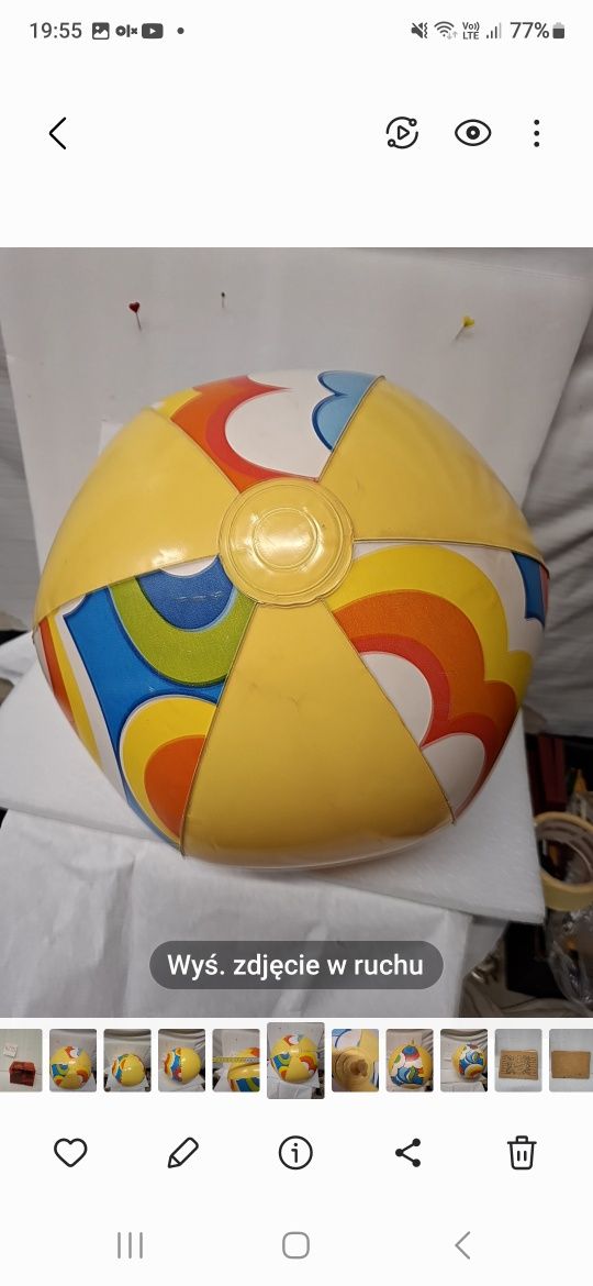 Piłka plażowa z 1978r DDR
