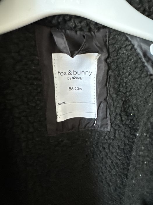 Zimowa ocieplana kurtka/parka Sinsay rozmiar 86cm