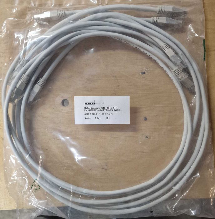 Gniazda RJ45 i patchkordy