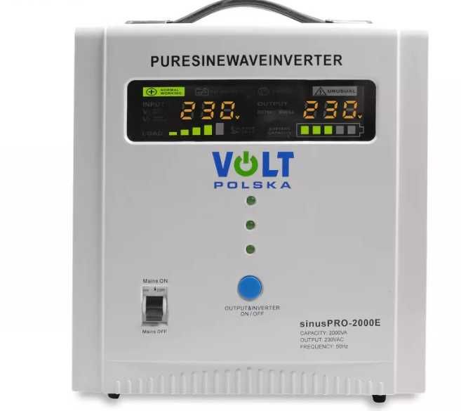 Аварійне джерело живлення Volt Polska SINUS PRO 2200 E 12/230V наложка