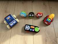 Skip hop grzechotki trio, telefon FisherPrice, autko, betoniarka