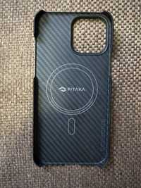 Чехол Pitaka MagEZ 2 Case для iPhone 13 Pro Max (Black/Grey Twill)