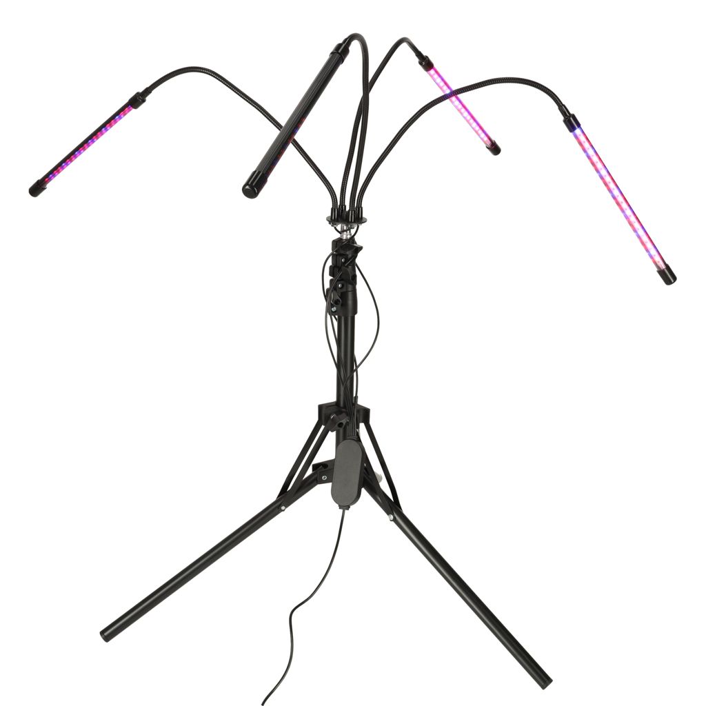 Lampa do Uprawy Wzrostu Roślin Panel LED Oświetlenie Statyw Timer