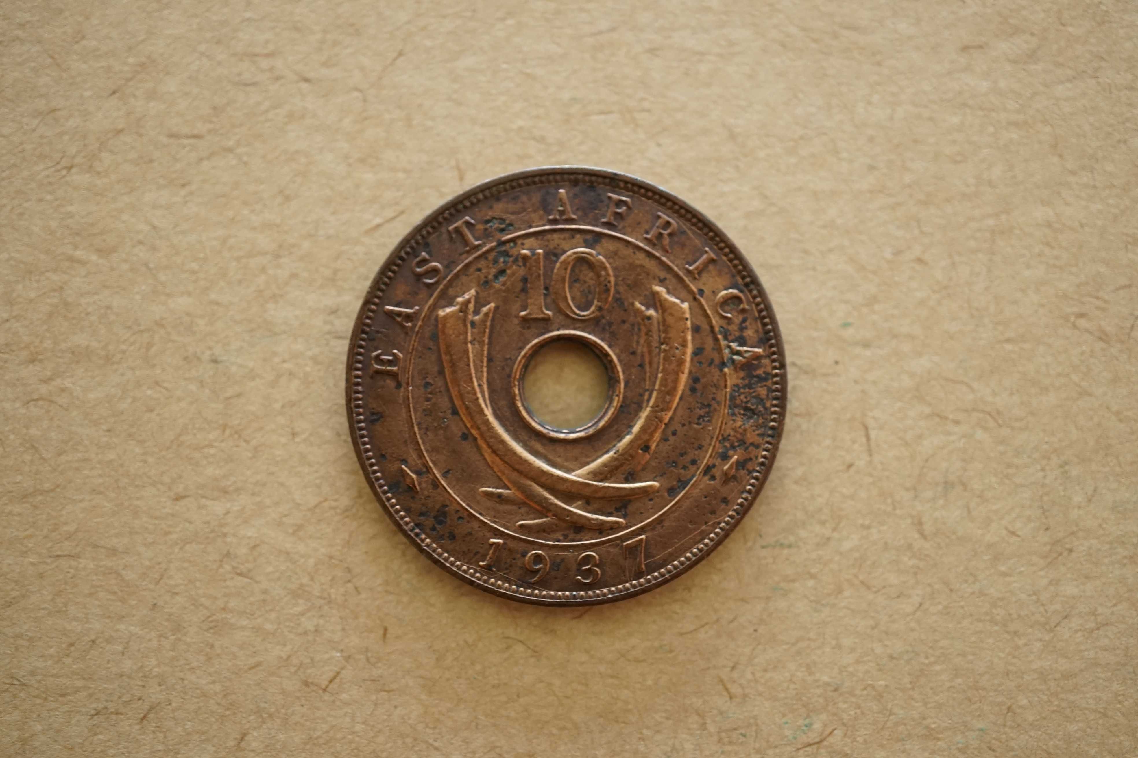 Lote 4 Moedas de 10 centavos 1936 e 37, 5 centavos 1942 e 46