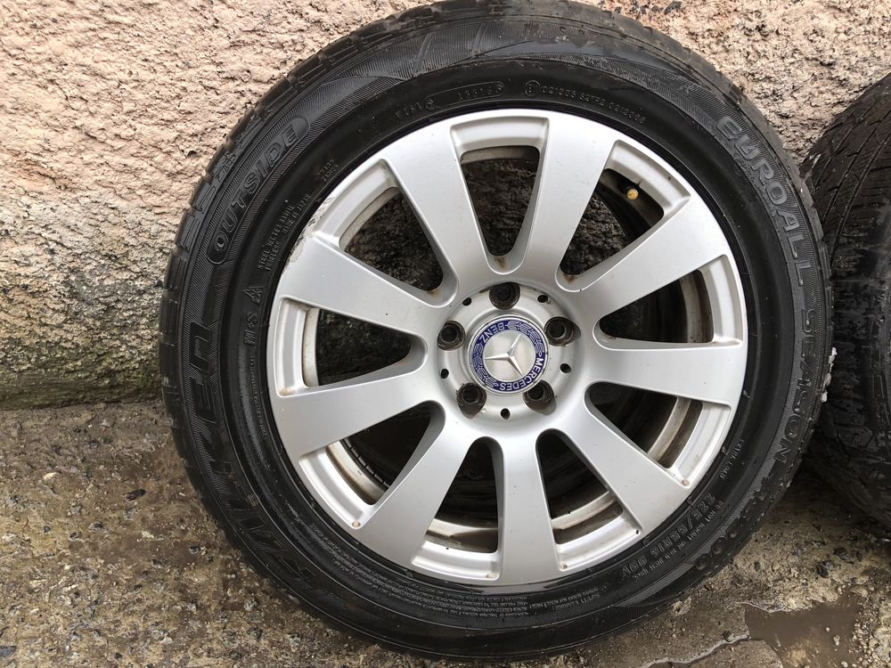 Продам диски R16 5:112 et45,5 original mercedes титанові