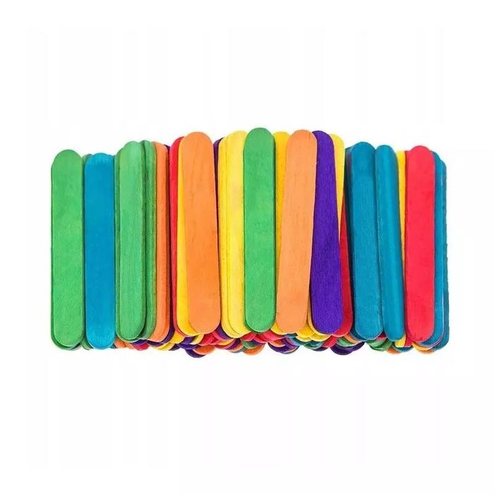 Patyczki kreatywne mini kolorowe 100szt. Dalprint