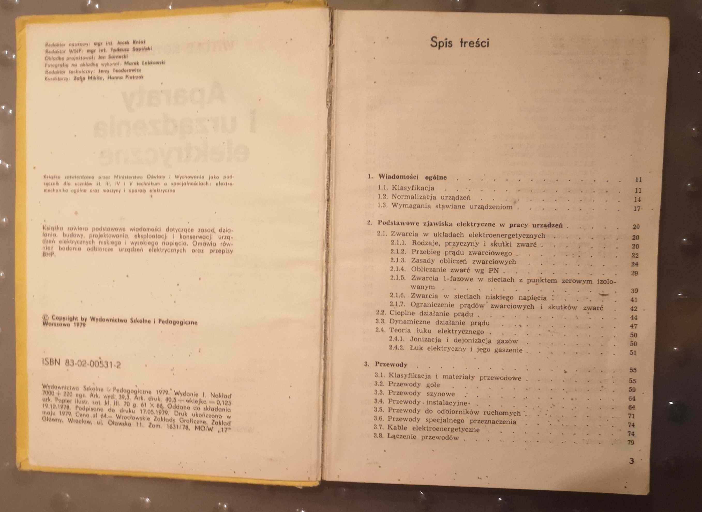 Witold Kotlarski Aparaty i urządzenia elektryczne 1979