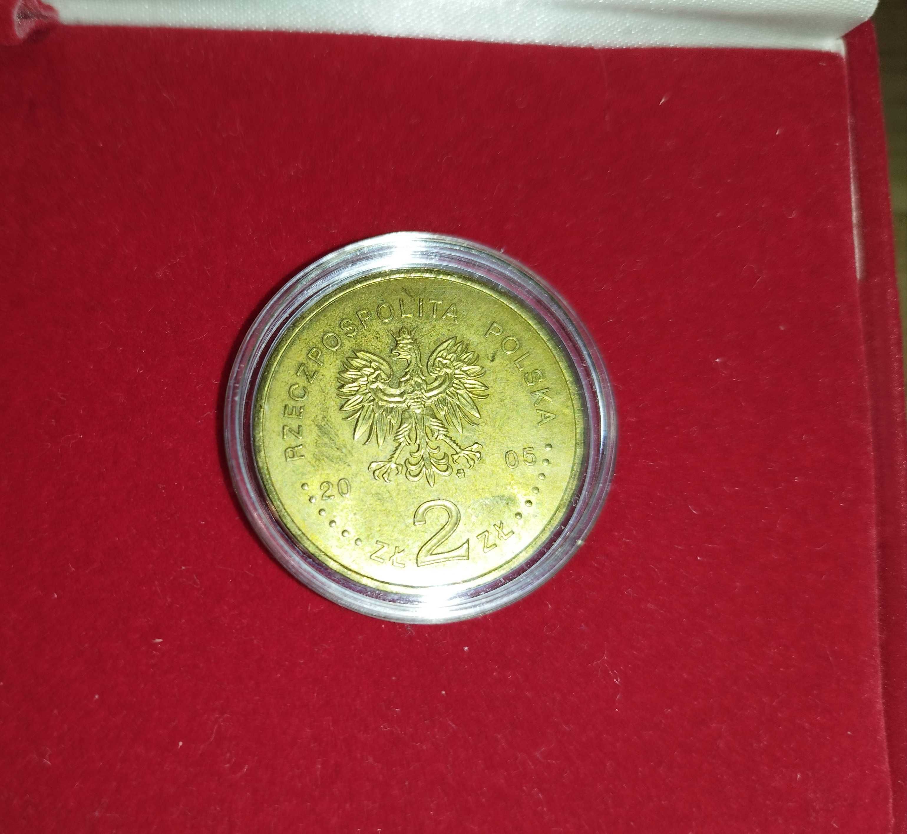 Moneta Polska 10zl + 2zl Expo Aichi 2005r pudełko