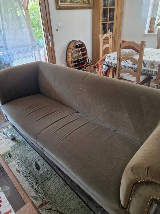 Sofa 3-osobowa + 2 fotele, stan bardzo dobry