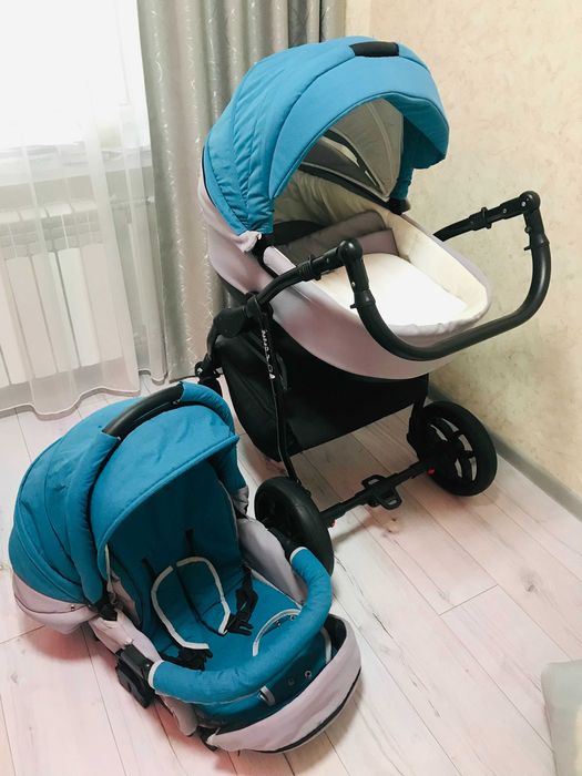 Baby Merc Коляска 2-в-1 Zipy Q ZQ/139B бирюзовый