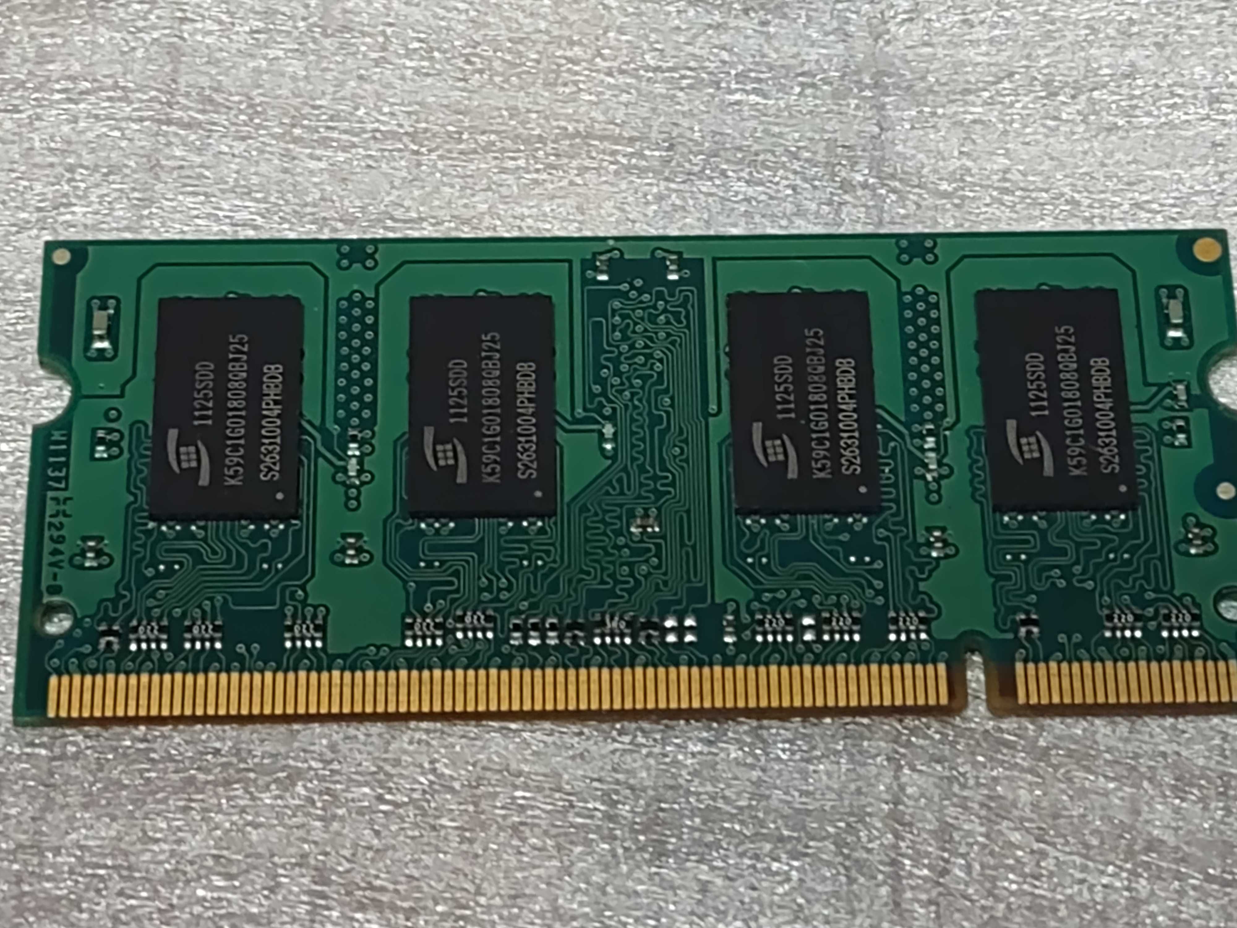 DDR2   1GB RAM KINGSTON KVR667D2S5/1G 1,8V do laptopa
