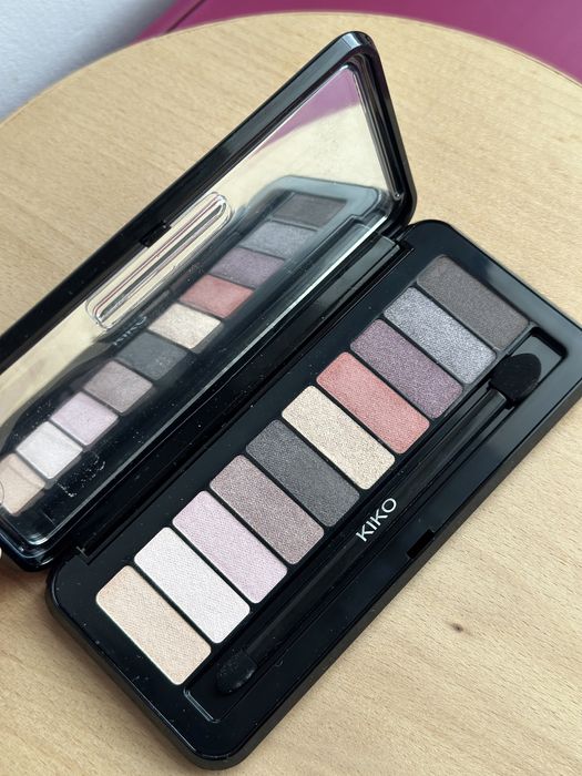 Палетка тіней kiko milano soft nude eyeshadow palette 01 garden rose