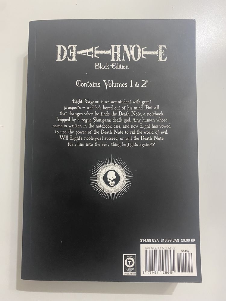 Death note Black edition volume 1 e volume 3