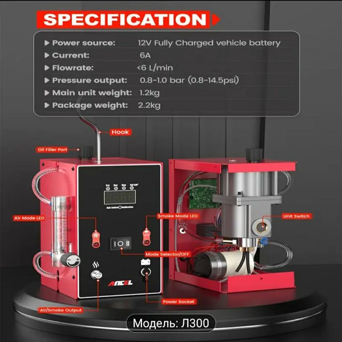 Димогенератор автомобільний,дымогенератор для авто ANCEL  L300