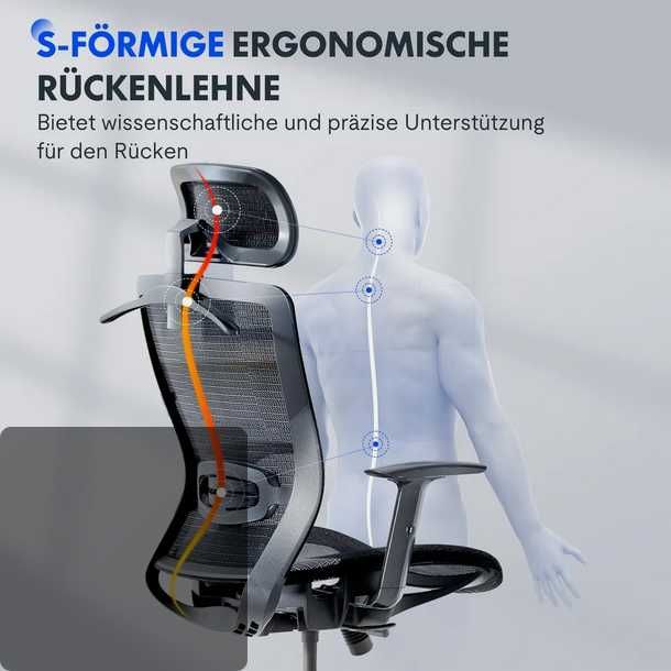 Ergonomiczne krzesło biurowe Flexispot OC3B