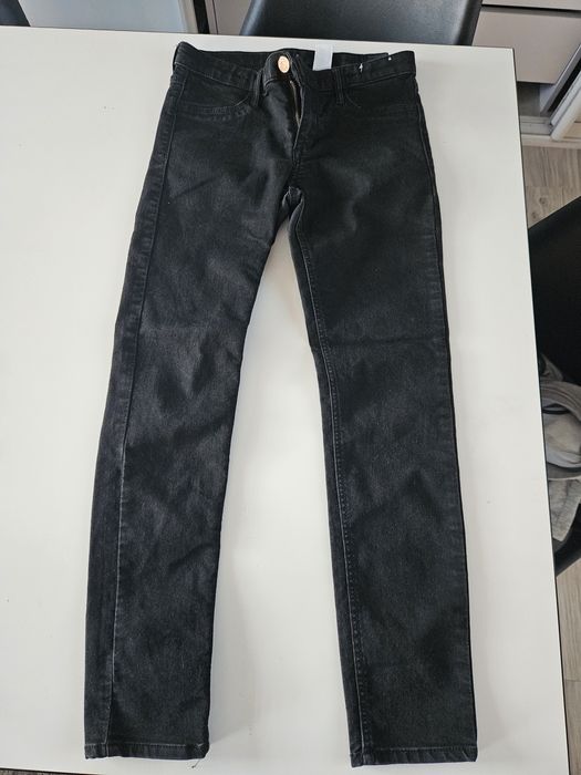 Spodnie skinny 140 h&m czarne