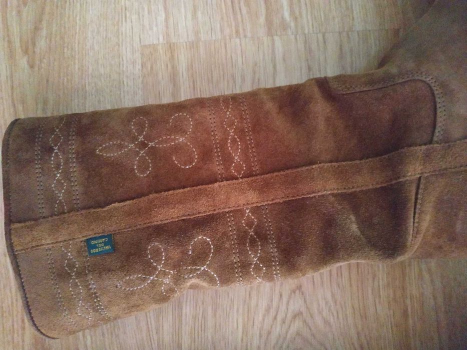 Botas em camurça e pele n'35 ( Seaside)