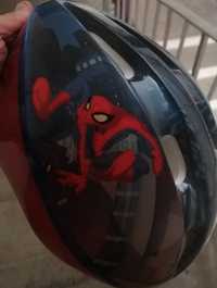 Шлем детский Spider Man спайдермен для роликов, велосипеда, самоката
